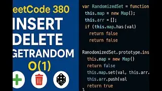 LeetCode 380: Insert Delete GetRandom O(1) | Optimized JavaScript Solution Explained
