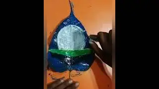 easy leaf scenery / leaf activity / on leaf drawing scenery ||