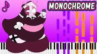 Monochrome — Friday Night Funkin' (FNF Piano Tutorial)