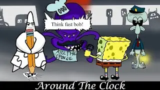 Spongebob Around The Clock At Friday Night Funkin'