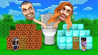 KIZ SKİBİDİ TUVALET VS EV 😱 - Minecraft