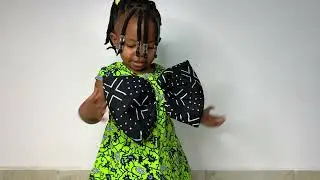 How to sew a baby dress with bow