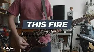 This Fire (Electric Guitar) - TheEDGE - Tom Anderson Custom Drop Top Classic + Line6 Helix Native