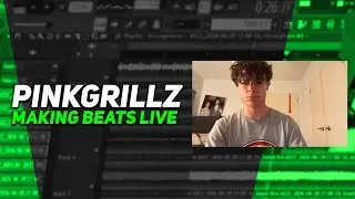 Pinkgrillz Making Beats For Bladee And Bear1Boss Live