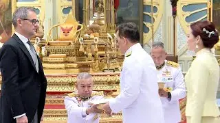 ‘ในหลวง-พระราชินี’ พระราชทานพระบรมราชวโรกาสให้ ‘ทูตต่างประเทศ’ ถวาย ‘พระราชสาส์นตราตั้ง’