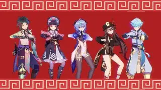[2K/Genshin × Project SEKAI MMD]Xiao&Yunjin&Ganyu&Chongyun&Hutao / いーあるふぁんくらぶ (1 2 FanClub)