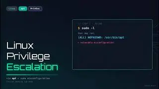 Linux Privilege Escalation via apt — sudo Misconfiguration | RootLevel