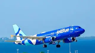 Jet Blue Unstable Bounces Landing Go Around TPA