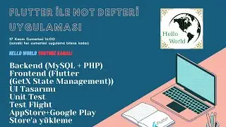 Flutter ile Not Defteri Uygulaması - 4. Hafta
