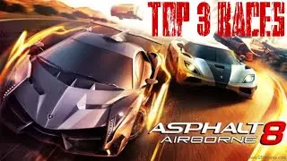 ASPHALT 8 GAMEPLAY 2023 || TOP 3 RACES || MZ GAMING ZONE