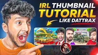 How to Make a VIRAL Gaming Thumbnail Like Dattrax Gaming (Step-By-Step)