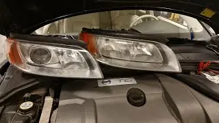 Volvo S80/V70/XC70 Halogen to HID Headlight Swap