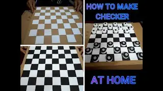 How to make chess board at home | diy chess board | How to Make Checker at Home | easy to home