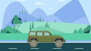 Car Animation - Adobe After Effects