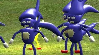 Garry's Mod TINY SANICS 3D NEXTBOTS CHASE ME IN GMOD