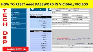 How to reset Vicidial Admin Page password | 6666 password | Unable to access the Vicidial Admin Page