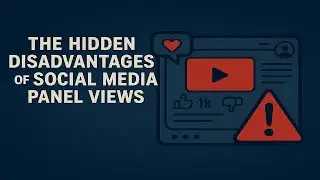 Social media panel views disadvantages. #socialmedia #video
