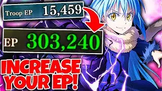NECESSARY?! BEST WAYS TO INCREASE YOUR TROOP EP FAST! Slime - Isekai Memories