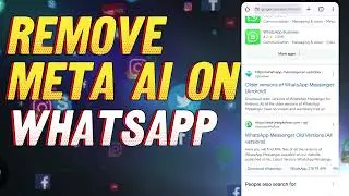How to Remove Meta Ai on Whatsapp (2024)
