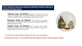 The knowing of the Ismaili Path through the Light of the Qur’ Video Presentation 2 R2G