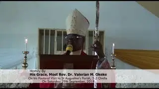 Pastoral Visit to St. Augustine 's Parish 3-3 Omife