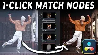 COPY/PASTE Color Grade NODES in 1-CLICK in DaVinci Resolve 17 | Quick Tip Tuesday!
