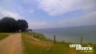 Brodtener Ufer Steilufer Hermannshöhe mit dem Fahrrad