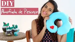 DIY NECK PILLOW | No-sew craft idea