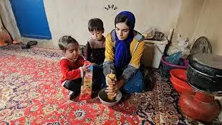 A nomadic lady's battle for survival: A lonely mother in the mountains