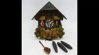 Part 1   KUNEC The Farmer and Wife Dancing Cuckoo Clock Repair