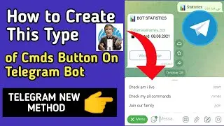 How to create command in Telegram Bot | Telegram Bot ko command kaise set karen | Telegram Bot