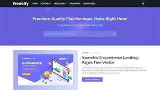 Freebify - Responsive Blogger Template