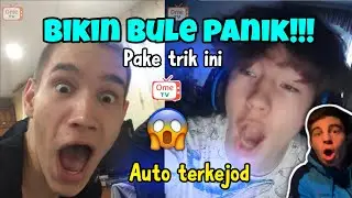 Bikin panik bule ome TV pake trik ini😎😆 || ome TV internasiona