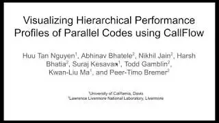 Visualizing Hierarchical Performance Profiles of Parallel Codes using CallFlow. - Interface Demo.