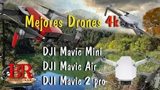 Mejores Drones 2020 con Cámara 4K (DJI Mavic mini, DJI Mavic Air, DJI Mavic 2 pro)