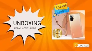 Redmi Note 10 Pro | (Vintage Bronze, 6GB RAM, 128GB Storage) | 120Hz Super Amoled Display | JPS Tech