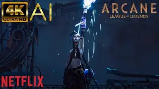 [4K AI] | Arcane | Flare Scene - Kiss Your Perfect Day Goodbye | UPSCALED