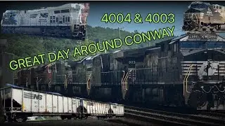 SPECIAL ROLLING STOCK AND SPECIAL LOCOMOTIVES AT CONWAY!