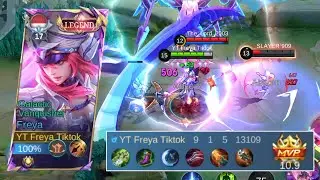 FREYA LOCK SUN EXP LANE! BEST BUILD FREYA TERSAKIT 2024! FREYA VS SUN GAMEPLAY FREYA MOBILE LEGENDS