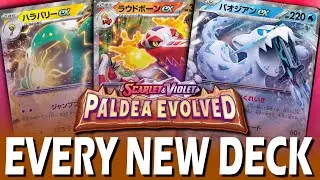 Every New Deck From Paldea Evolved (Pokemon TCG 2023)