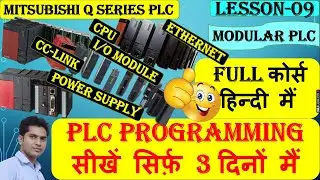 Mitsubishi Q series plc details | Types of mitsubishi plc | mitsubishi modular type plc tutrial |