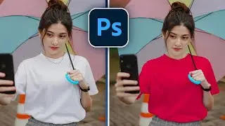 Change your Shirt Color in Photoshop #easytutorial #photoshop