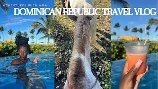 PUNTA CANA, DOMINICAN REPUBLIC TRAVEL VLOG 🇩🇴| CELEBRATING MOM'S 50TH BIRTHDAY | Adventures with Ama