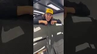 The new hood of the Nissan GTR 