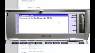 How-to: Symbian C++ programming (Nokia 9210 Communicator)