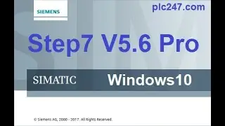 Simatic Manager Step 7 v5 6 Installation on windows 10
