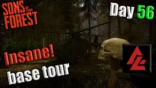 *UPDATED* Custom base tour Day 56! | Sons of The Forest
