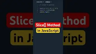 #18 JavaScript Interview Question | Mastering the Slice Method 