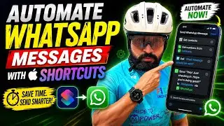 Apple shortcuts Automation to send WhatsApp messages 