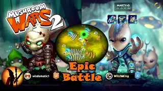 That was an Epic Battle! | Mushroom Wars 2 | Ankh vs Marty-o